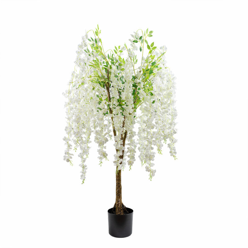 150cm Cream Artificial Wisteria Tree